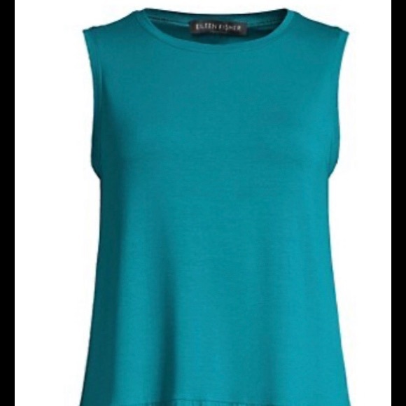 Eileen Fisher -  Fine Tencel Stretch Jersey Dress - Picture 5 of 10